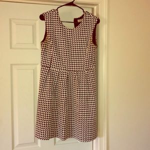 Loft kneelength houndstooth dress